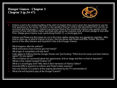 hunger games chapter 26 summary|The Hunger Games Chapter 26 Summary .
